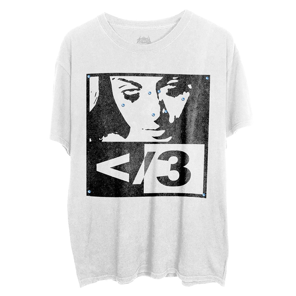Destroy Lonely - ＜/3³ Piercing Girl T-Shirt