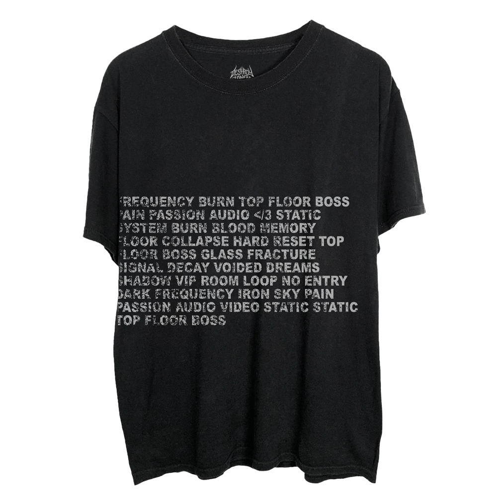 Destroy Lonely - Top Floor Boss Poem T-shirt